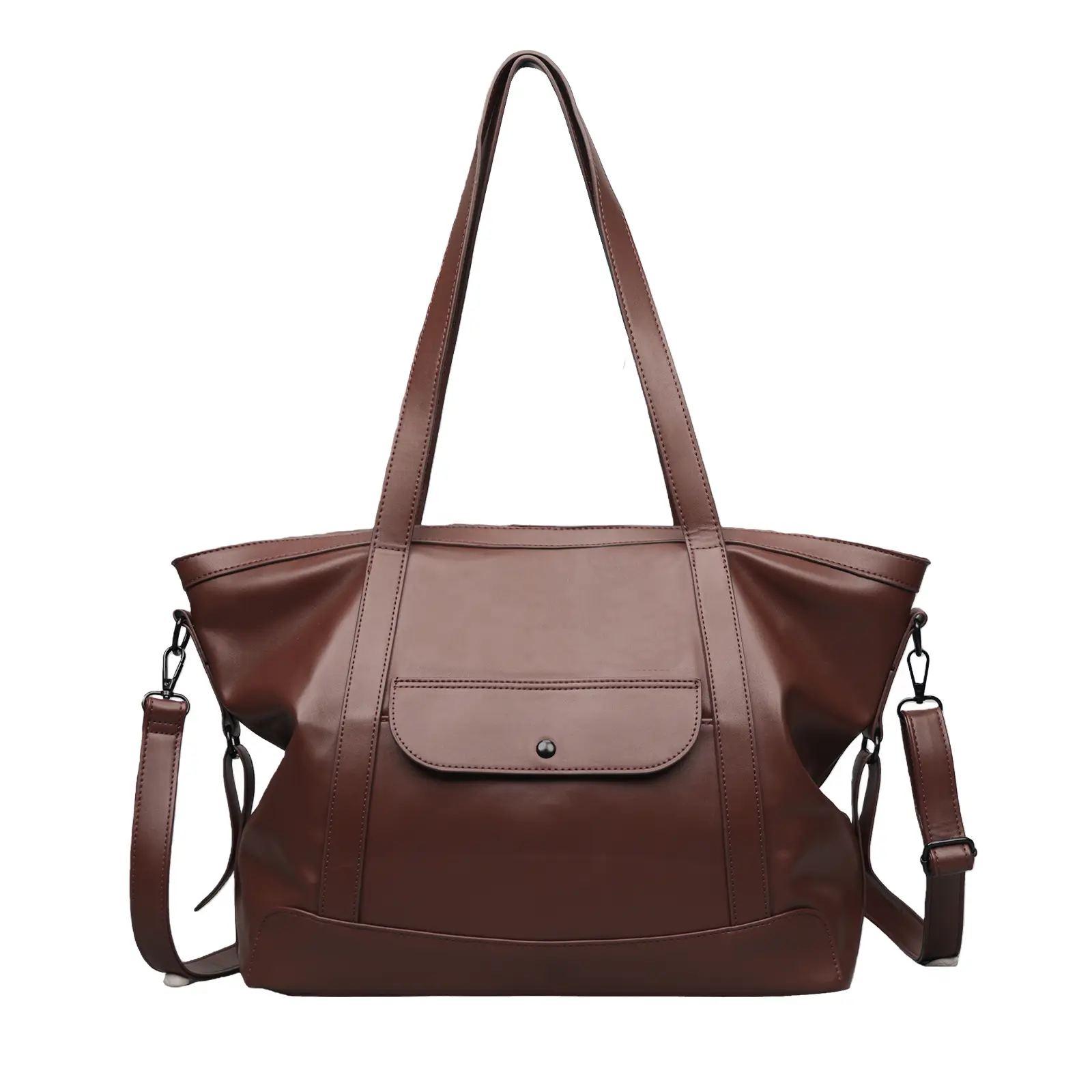 RIVERICH Women Vintage PU Leather Tote Bag Large Shoulder Purse Work Handbag