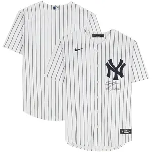 Spencer Jones New York Yankees Autographed Nike Replica Jersey with "Go Yankees!" Inscription - Signed on Front - Fanatics Authentic Certified - College Memorabilia