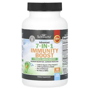 BioSchwartz Advanced 7-in-1 Immunity Boost, 120 Capsules