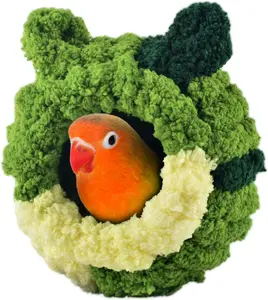 Bird Nest, Small Sun Conure Breeding House Parrotlet Snuggle Hut Lovebird Bed for Conure, Lovebird, Canary,  Finch, Loriculus, Hamster and Other Small Birds (Less Than 5 inches Long)