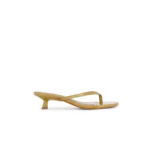 Schutz Carolyn Sandal in Ecru Olive