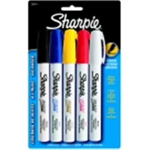 Sharpie Oil Based Markers- Medium Point- Set - 5