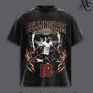 Limited Edition Jude Collection Bellingham The Big Tournament 2026 – Premium 100% Cotton Soccer Graphic Washed Tee Vintage Bootleg Streetwear for Men & Women England Gameday Fan Apparel Gift for Soccer Lovers GR2