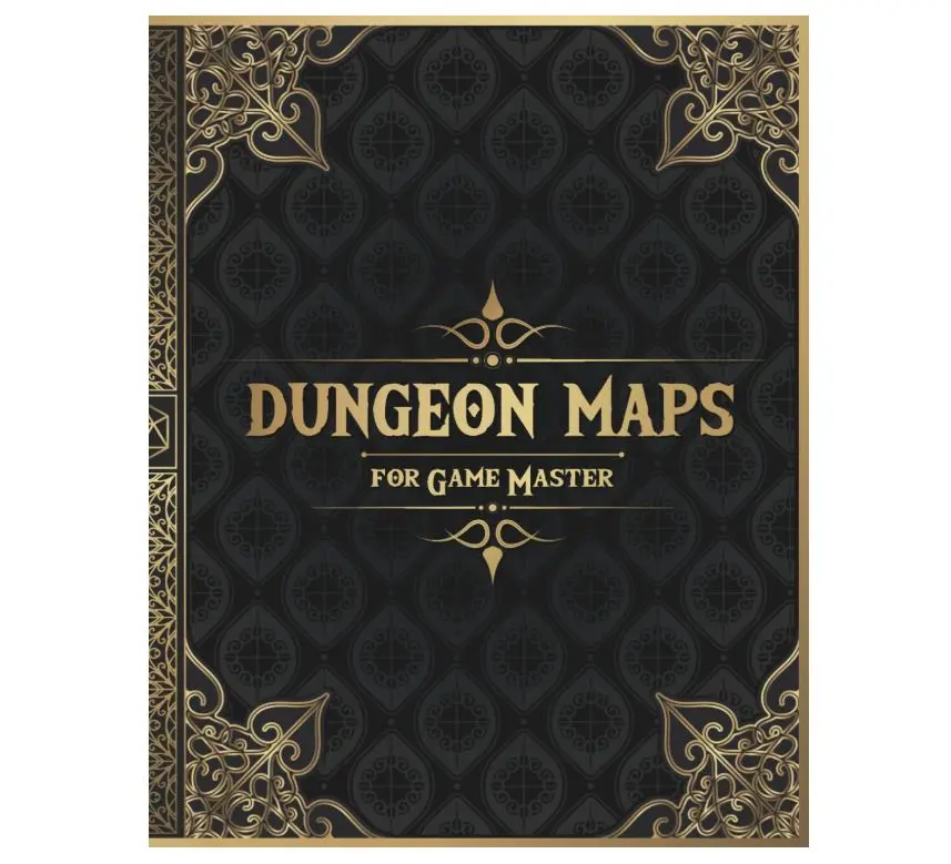 Dungeon Maps for Game Master: 50 Unique and Customizable Dungeon Maps for DnD Tabletop Role-Playing Games