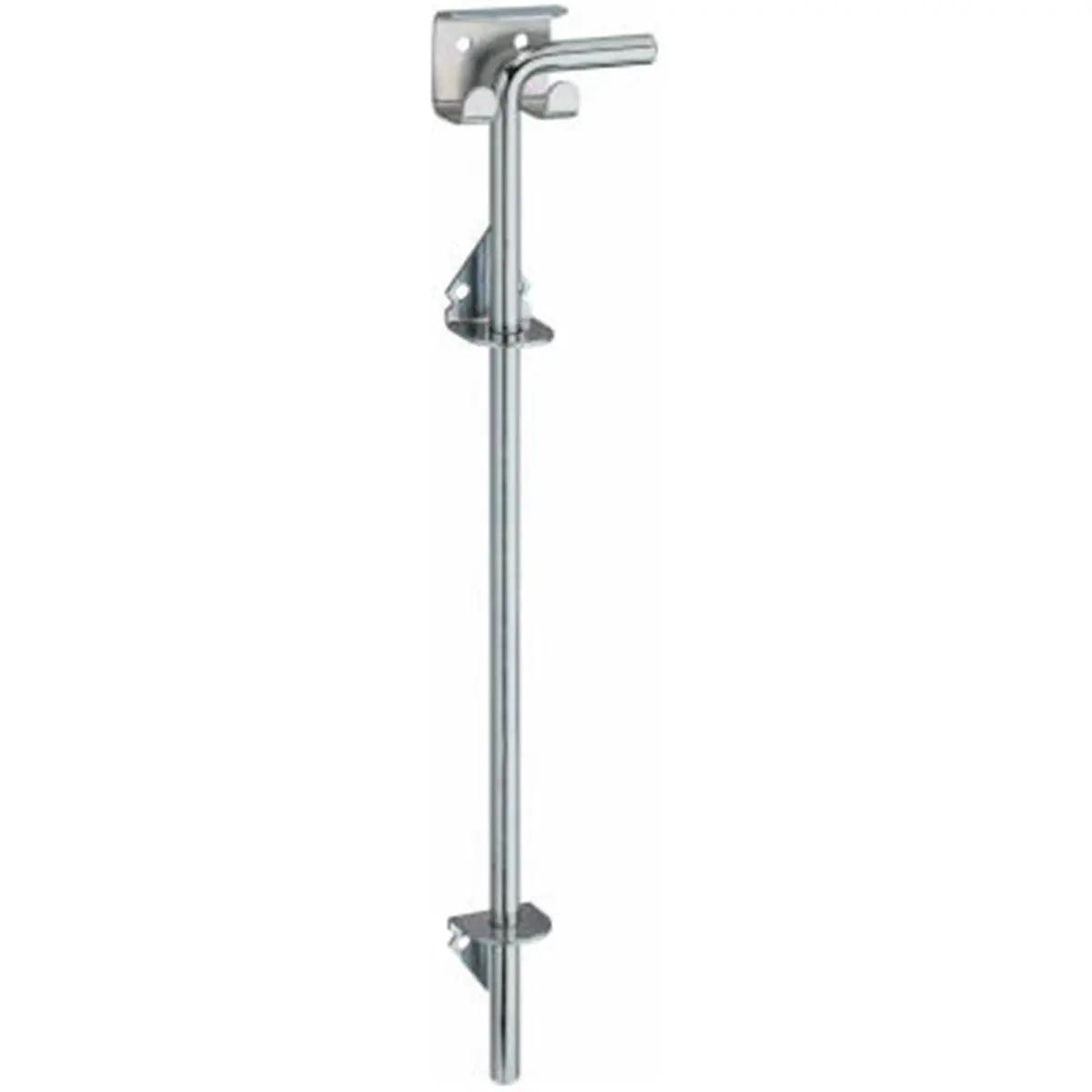 212 MAIN Heavy-Duty Genuine Stainless Steel Cane Bolt, 0.5x12 in., Anchors 1 Gate, Visual Pack, for Locking Double Wood Gates and Driveway Wood Doors, Anchors One Gate