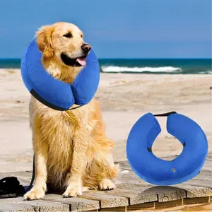 Inflatable Pet Protective Collar | Elizabethan Collar for Post-Surgery & Grooming