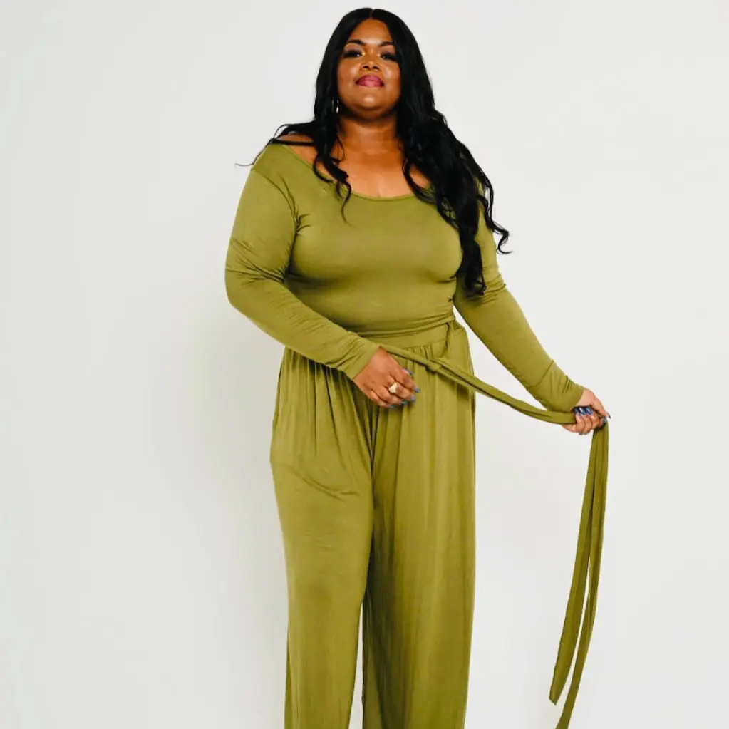 This Is Me Pants Set (Olive)