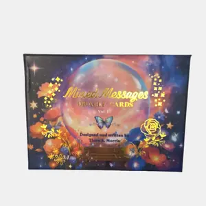 Tiara Morris Mixed Messages Oracle Cards Vol 1 with Enchanting Floral Design and Starry Background for Spiritual Guidance and Insightful Messages