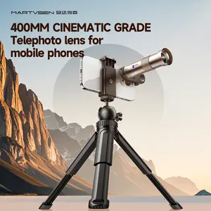 MARTVSEN 400MM Telephoto Lens astronomical telescope zoom lens with expandable tripod, suitable for Apple iPhone and Android