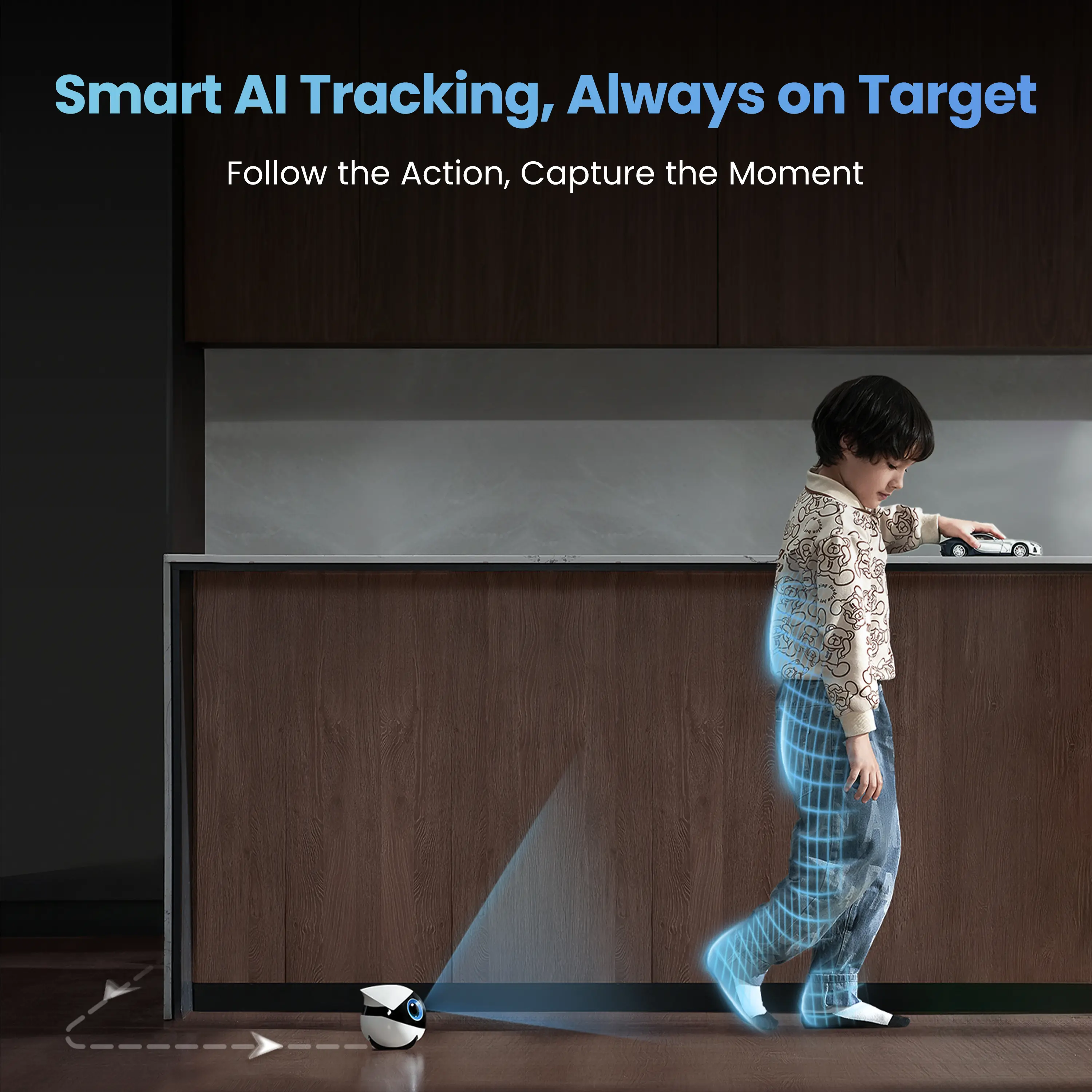 Chat Avoidance EBO Air2 Plus Smart Home Robot: AI Companion with 3K Camera, Auto ...