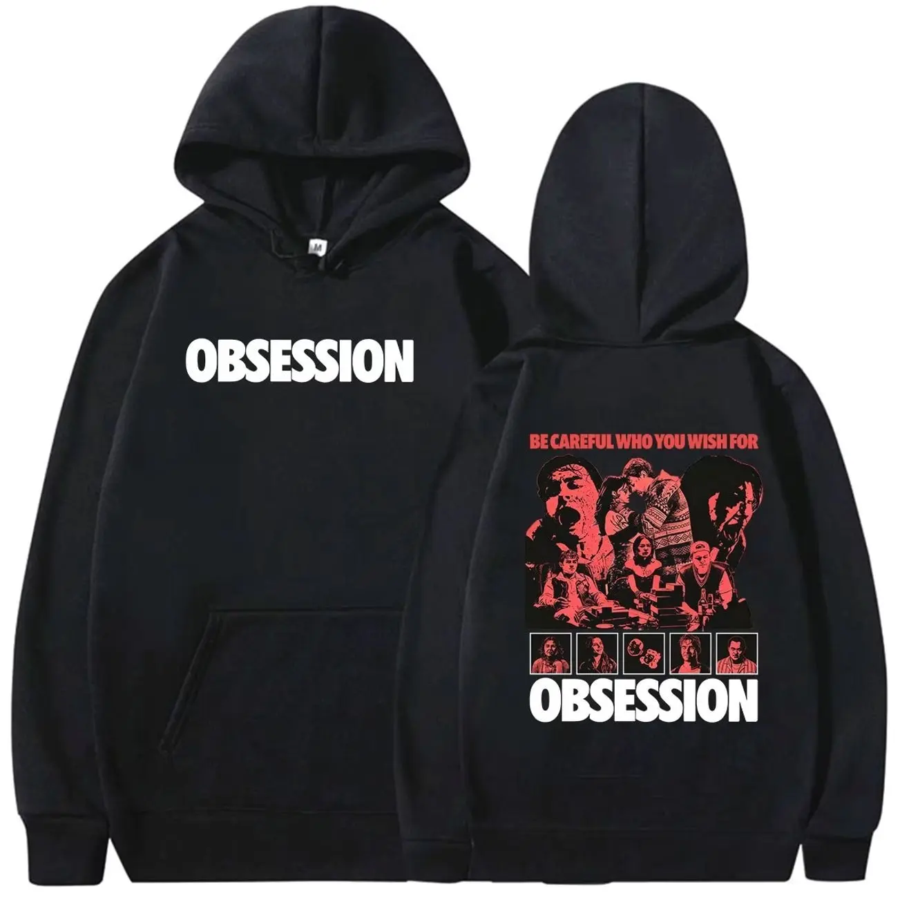 Obsession Be Careful What You Wish for Movie 2026 Hoodie Men's Women Vintage Fashion Fleece Loose Pullover Sweatshirt Streetwear A