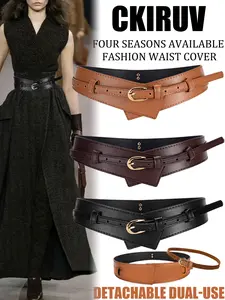 Women's Fashionable Detachable Belt Set, Casual Dress Belt, Trendy Belt, Multi-Functional Waist Cincher, Casual Style, Suitable for All Seasons, Essential Accessory
