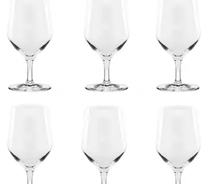 10 Strawberry Street Set of 6 Breckenridge Water Goblet