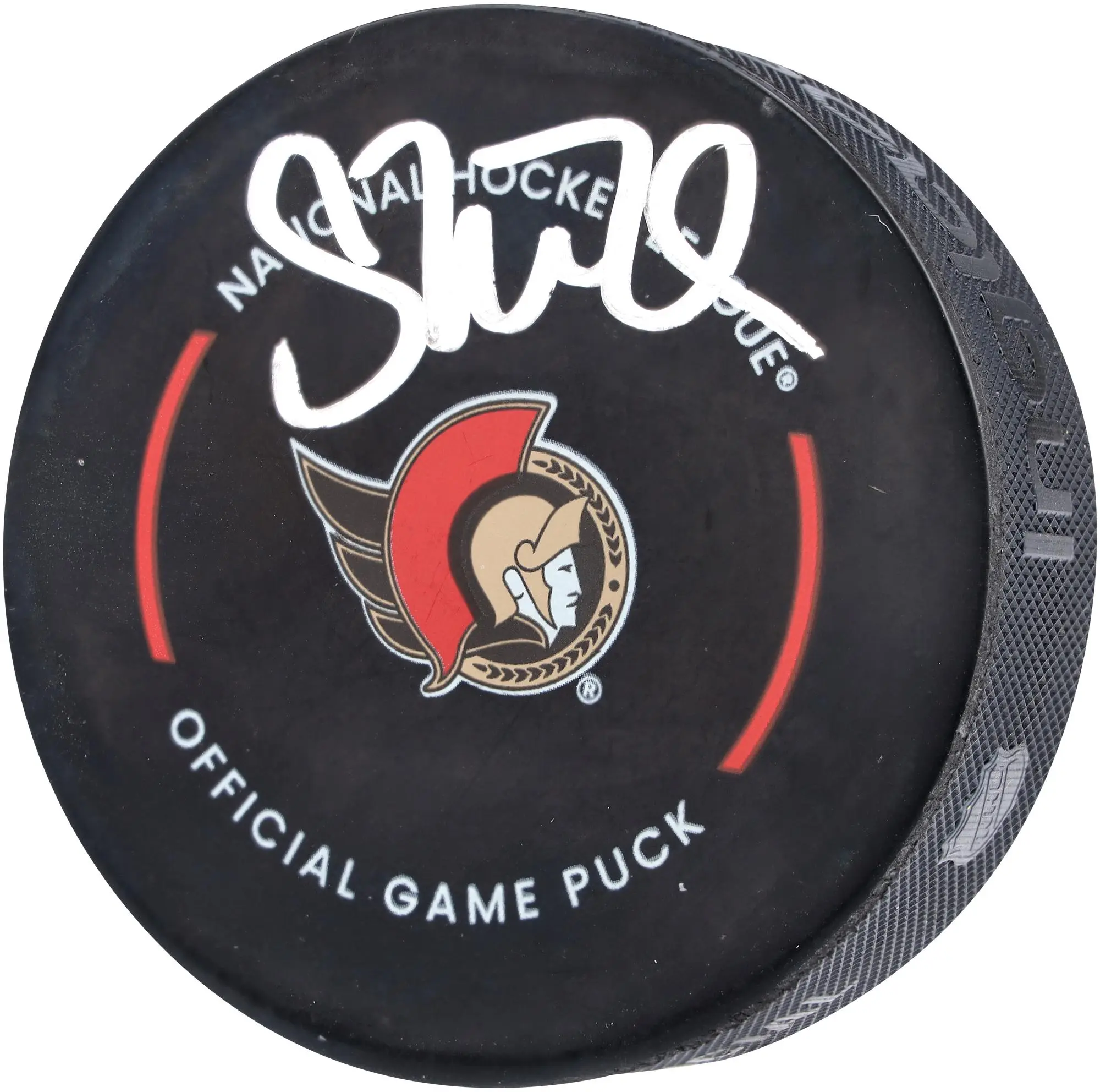 Tim Stutzle Ottawa Senators Autographed Official Game Puck - Fanatics Authentic Certified