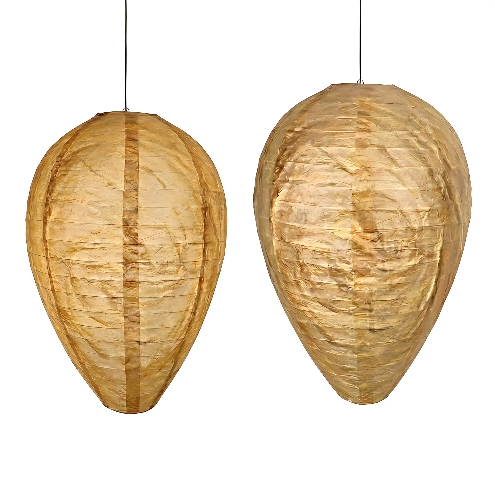 Wasp Nest Decoy 4 Pack ，Outdoor Hanging Fake Hornet Nest, Natural Wasp Repellent for Patio, BBQ, Backyard Visibility Coverage Garden，Wasp Nest Decoys，Natural, Chemical-Free Outdoor Wasp Repellent