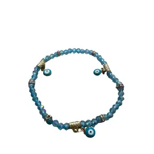 Protection Bracelet Sky blue Against Evil Eye (Adult Size)