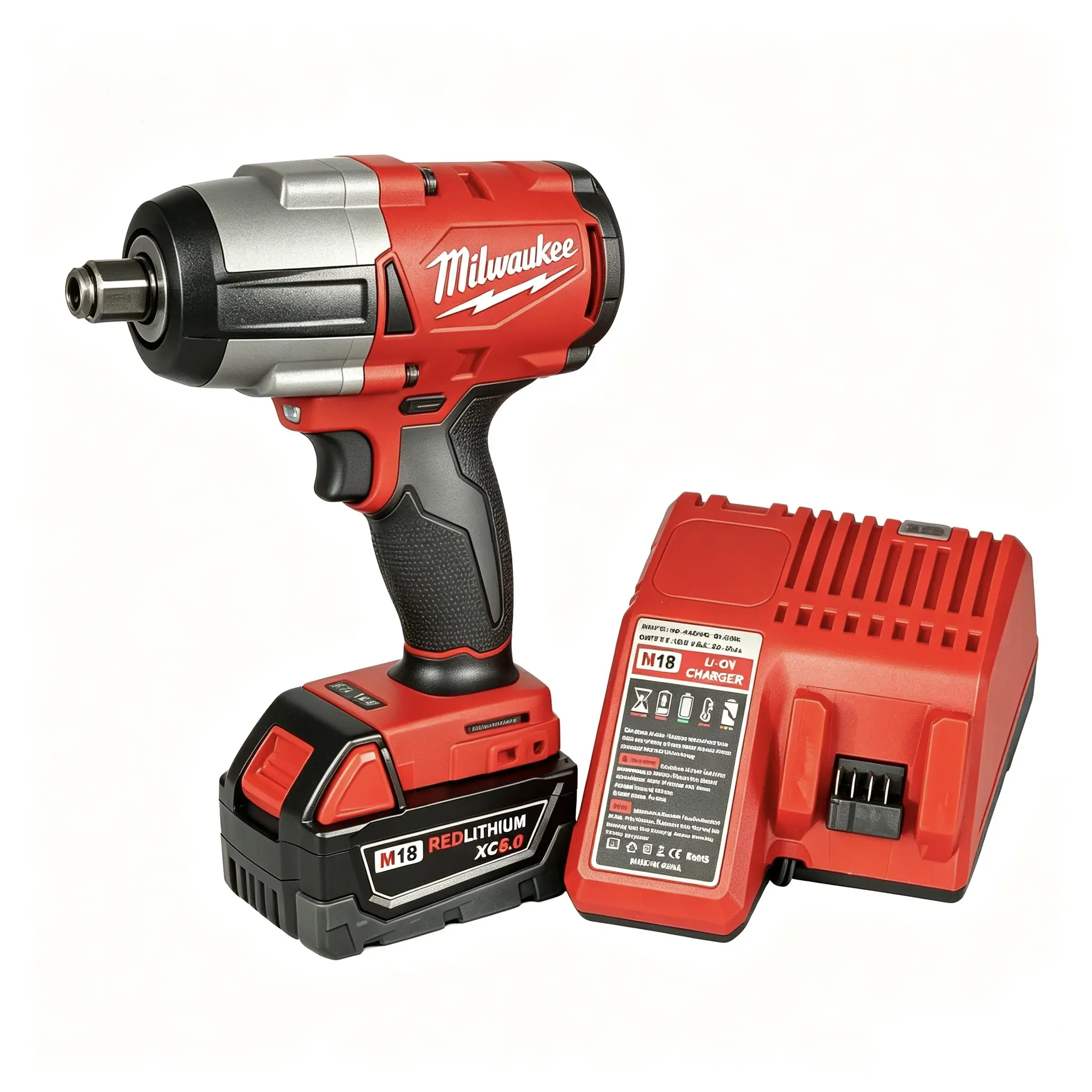 Milwaukee 1/2 Inch 1000N Brushless Cordless High Torque Impact Wrench, Garage Repair Power Tool for Tire Changes, Heavy Fasteners car lug nut
