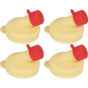 Glass Milk Bottle Silicone Pouring Spout Lid