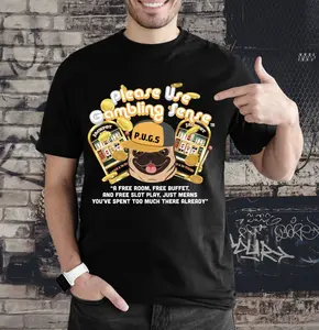 Slot Machine "Free Play" Graphic Tee by P.U.G.S. Apparel, Unisex