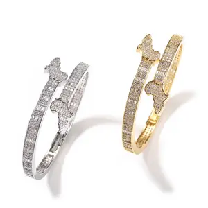 【PANG Jewelry】New Product - Personalized and Creative African Map Bracelet for Men Hip-Hop Style Micro-Set Zirconia Luxury Bracelet