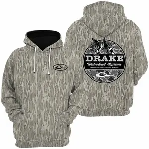 Duck Hunting Camo Shirt – Waterfowl Graphic Camo T-Shirt Sweatshirt Hoodie, Warm Outdoor Pullover Gift for Hunters & Outdoorsmen