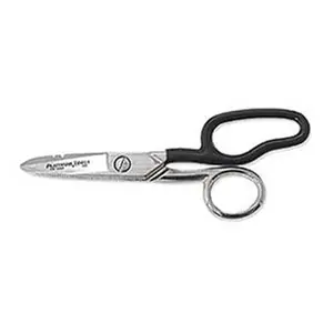 Platinum Tools 115 0284 Professional Electrician's Scissors with Serrated Teeth Blade