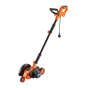 Lawn Edger 12 Amp Electric, 8-inch Blade, 4000 RPM Lawn Tool with 3-Depth, Pivoting Handle, Dual Wheels for Driveways, Lawns & Sidewalks 8 inch Cord Edger