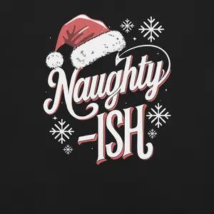 Naughty-ISH Men's T-Shirt, Soft and Lightweight Fabric, Heather Colors Contain Polyester - Cotton tee  tee