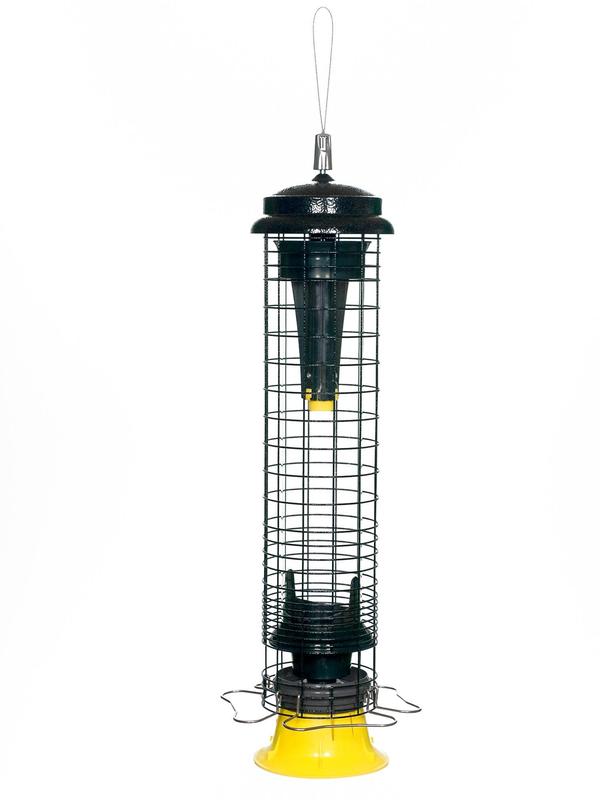 Brome Squirrel Solution 150 Wild Bird Feeder Squirrel-Proof with 4 Perches and Chew-Proof Design