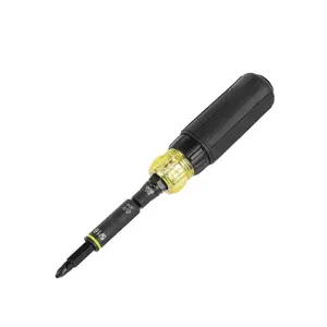 11-in-1 Ratcheting Multi-Bit Screwdriver for Impacts with Universal Handle