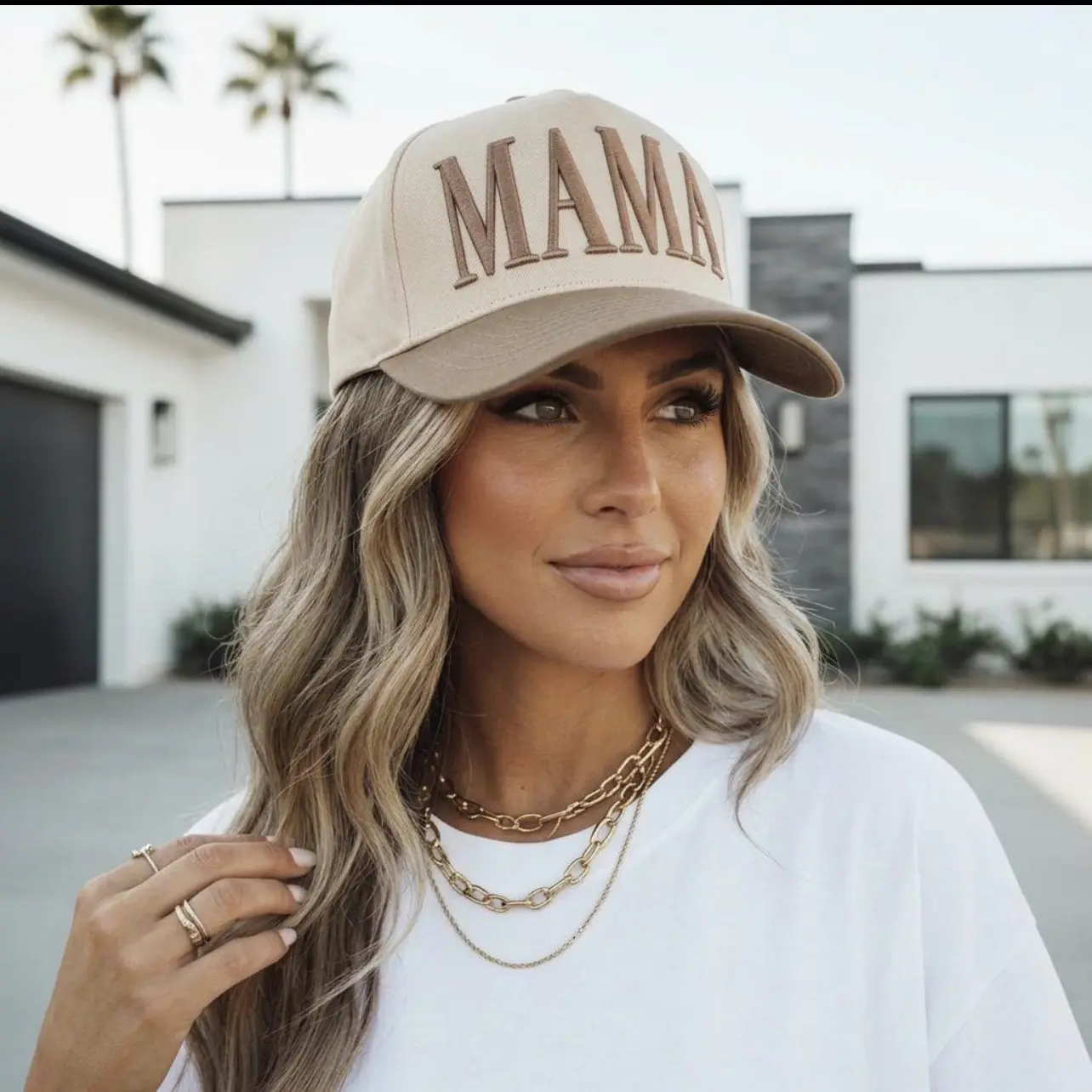 Everyday Embroidered Mama Hat for Moms Embroidery Trendy Hat Embroidery Cap
