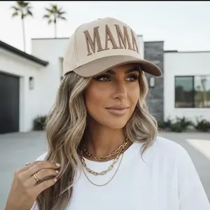 Everyday Embroidered Mama Hat for Moms Embroidery Trendy Hat Embroidery Cap