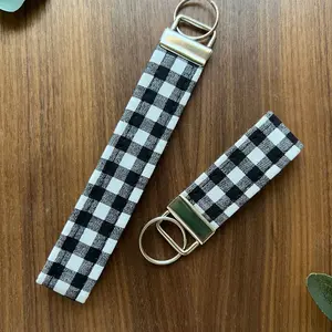 Buffalo Plaid Key Fob