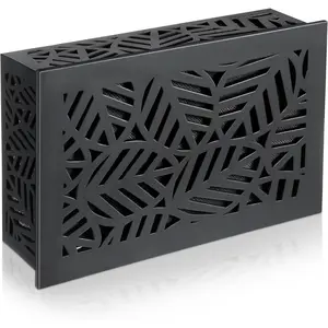 Upgrade Thickness Wooden Doorbell Cover Plate, Decorative Chime Box for Indoor/Outdoor Home Wall, Easy to Install No Glue Needed, Reusable Durable Design, Weatherproof Doorbell Housing (Black) adjustable  door  hinge door stopper door sweep vinyl  bead