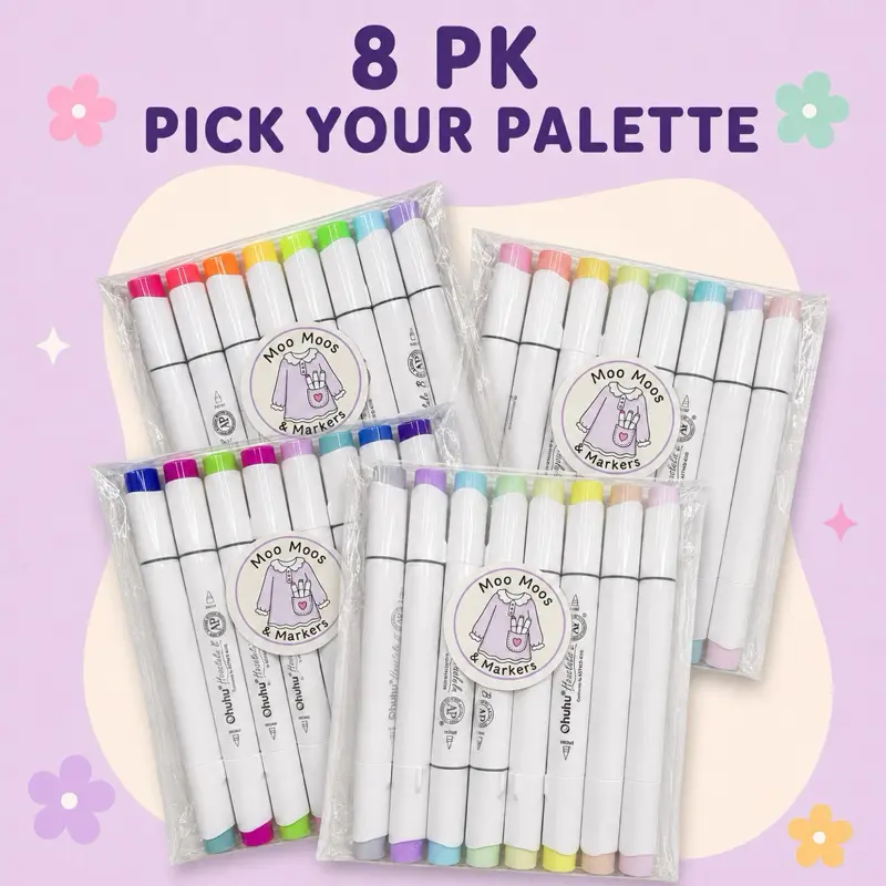 8 Pk Ohuhu Palette