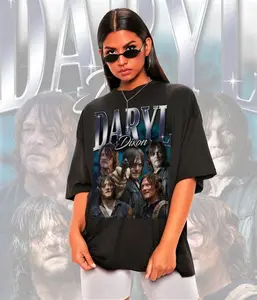 Vintage Daryl Dixon Shirt, Vintage 90s Bootleg Style T-Shirt, Gift For Women and Men, Unisex Tee