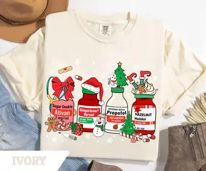 Comfort Colors Silent Night Christmas Sweatshirt, Christmas Nurse Tee,Medical Christmas T-Shirt,ICU Nurse Christmas Tee, Nurse Holiday gift