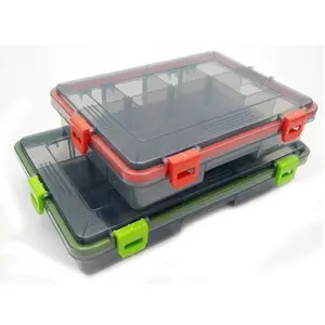 Large Capacity Fishing Tackle Box, Multi Grid Fishing Lure Storage Box, Fishing Accessories Organizer, Outdoor Fishing Accessories, Fishing Supplies