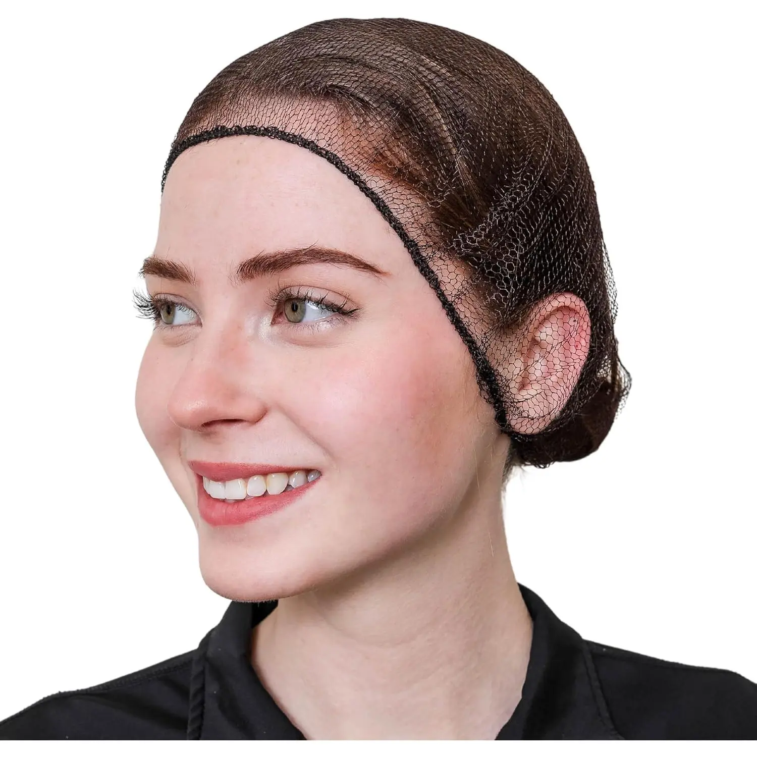 Disposable Honeycomb Nylon Hair Nets | Breathable | 1,000 Count [BLACK | BLUE | BROWN | WHITE |18"|21"|24"|28"]