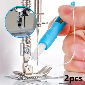 Random Color Sewing Tool Elderly Threader, 2pcs Household Quick Sewing Threader, Easy To Use Needle Changer