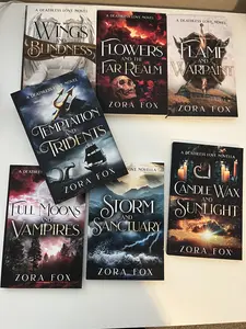 7-book *spicy* romantasy Deathless Love series by Zora Fox signed by the author (4 novels/3 novellas)