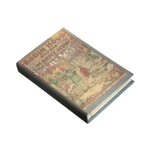 Robin Hood Book Replica Wallet – Hardcover-Style Book Wallet for Light Carry, 4 Card Slots, Coin Pocket, Unique Gift for Book Lovers