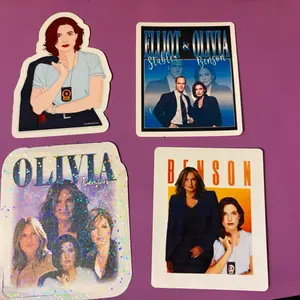 Olivia Benson: Law and Order SVU: Large Sticker Four Pack