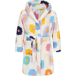Kids Hooded Bathrobe Girls Soft Plush Hooded Flannel Pajamas Sleepwear Boys Spa RobeGift