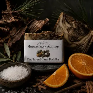 Pine Tar and Citrus Body Bar