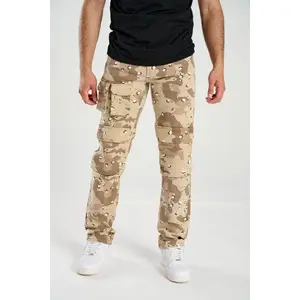 Taker 'Multi Pocket' Slim Straight Camo Pants (Desert Camo) T4093