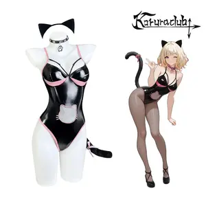 Koruraclub Adorable Playful PU Cat Costume - Party Outfit for Roleplay and Creative Projects, Suitable for Everyday Wear - Women's Clothing - TikTokShop Black Friday