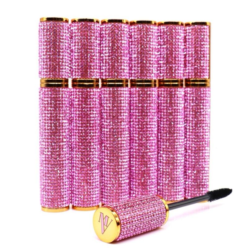 Mimo Velish The Mascara - Made To Hypnotize Eyelash Mascara with Pink Bling Design and Packaging