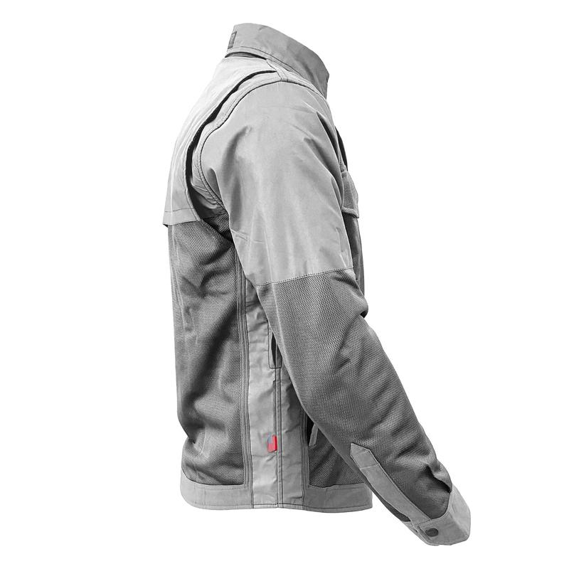 Summer Mesh Reflective Shirt "Twilight Titanium" - Gray with Pads