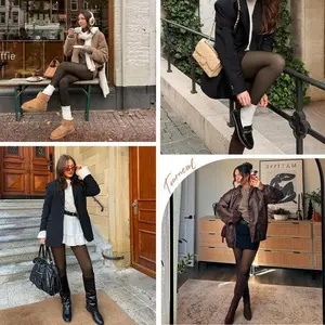 New Arrival Fleece-Lined Sheer Skin-Fit Leggings | Single-Stitch Seam Winter Warmth Semi-Sheer Layering Essential